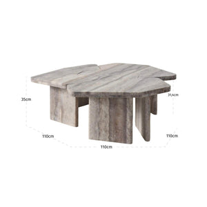 Coffee Table Westin Grey (Set of 3) - XShowhome Limited - Richmond