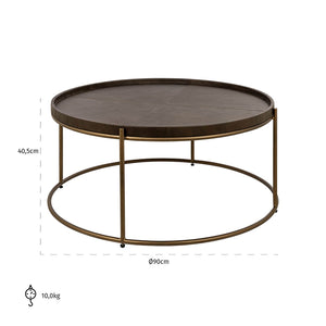 Coffee Table Zillon (brown) - Canwell Interiors Limited - Richmond