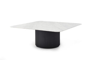 Lantine Marble Coffee Table - Matt Black - Tommy Franks