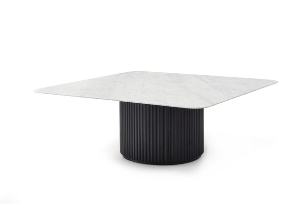 Lantine Marble Coffee Table - Matt Black - Tommy Franks