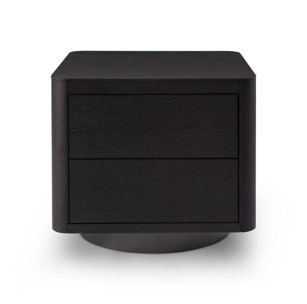 Coin Bedside Table - Smoke Oak - XShowhome Limited - Tommy Franks