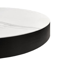 Coin Coffee Table - White Marble - Tommy Franks