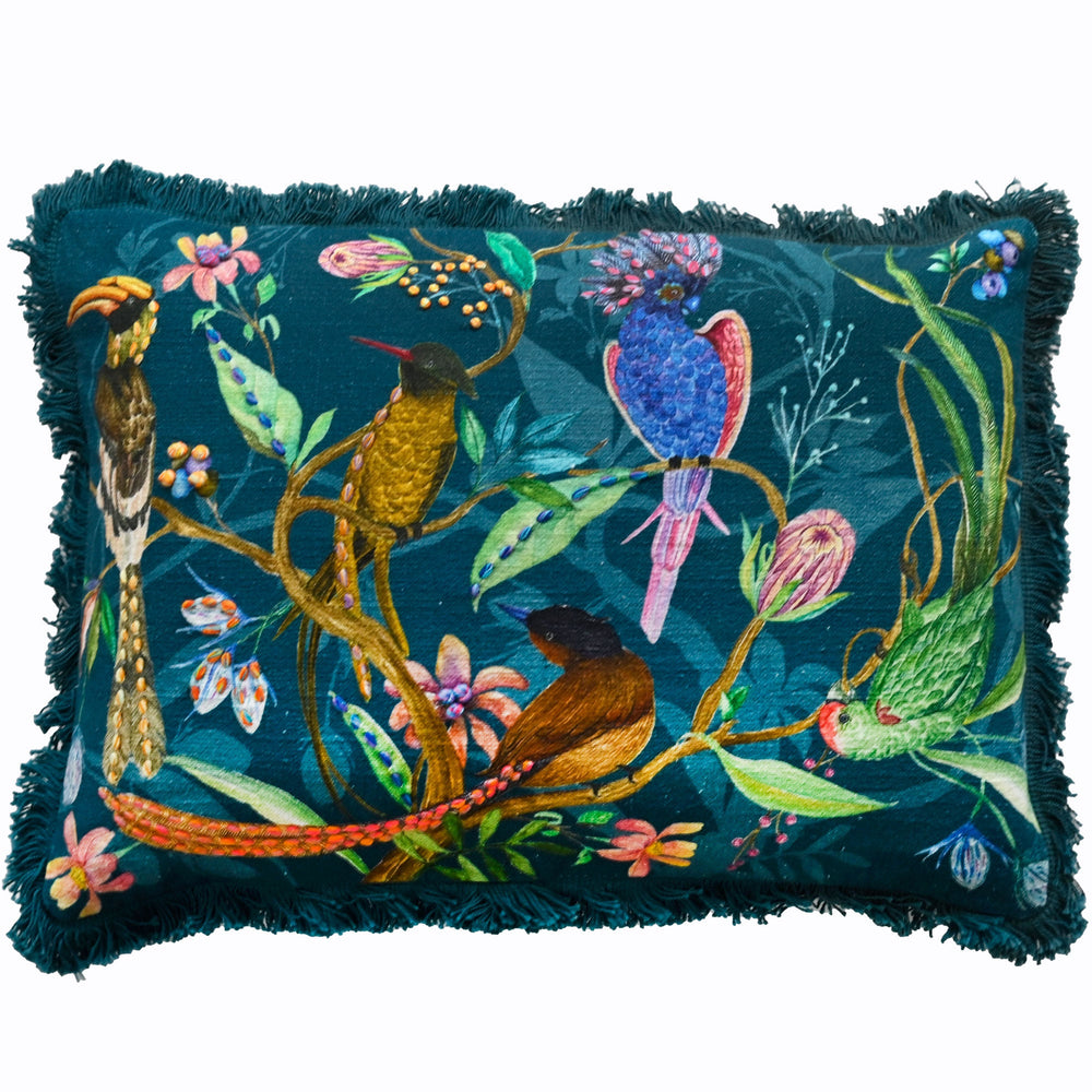 Colourful Tropical Birds Embellished 35x50 - Canwell Interiors Limited - Malini