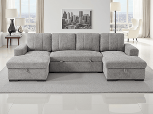Como Sofabed Grey U Shape Corner - XShowhome Limited - Xshowhome