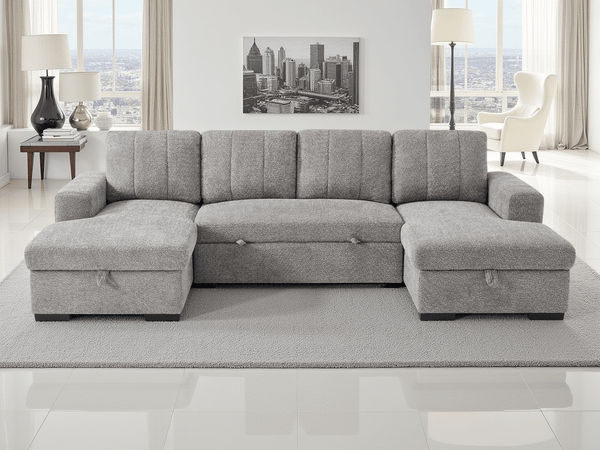 Como Sofabed Grey U Shape Corner - XShowhome Limited - Xshowhome