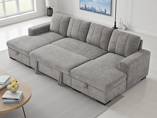 Como Sofabed Grey U Shape Corner - XShowhome Limited - Xshowhome