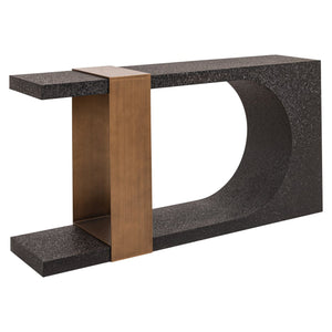 Console Alexander Jones black/gold (Bazel) - Canwell Interiors Limited - Richmond