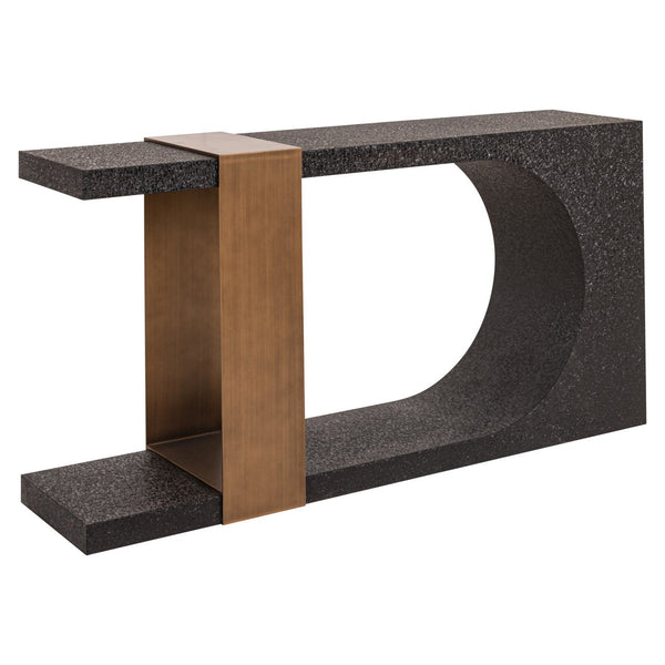 Console Alexander Jones black/gold (Bazel) - Canwell Interiors Limited - Richmond