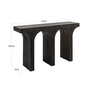 Console Ashford dark brown - Canwell Interiors Limited - Richmond