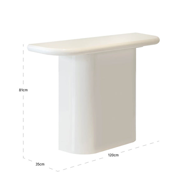 Console Blake coconut milk - Canwell Interiors Limited - Richmond