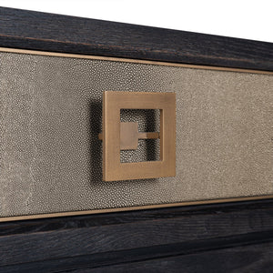 Console Bloomville brass shagreen - Canwell Interiors Limited - Richmond