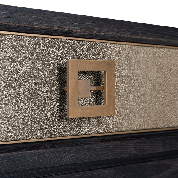 Console Bloomville brass shagreen - Canwell Interiors Limited - Richmond