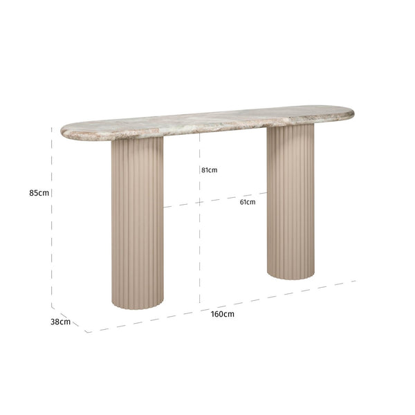 Console Coronel Blush beige - Canwell Interiors Limited - Richmond