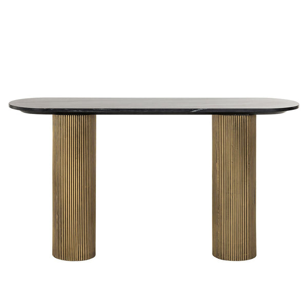 Console Dayton black/gold - Canwell Interiors Limited - Richmond