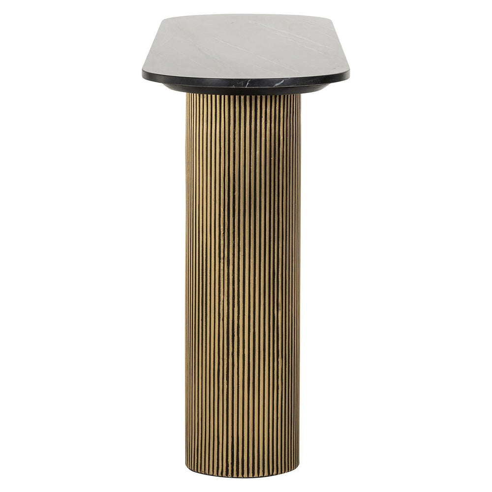 Console Dayton black/gold - Canwell Interiors Limited - Richmond