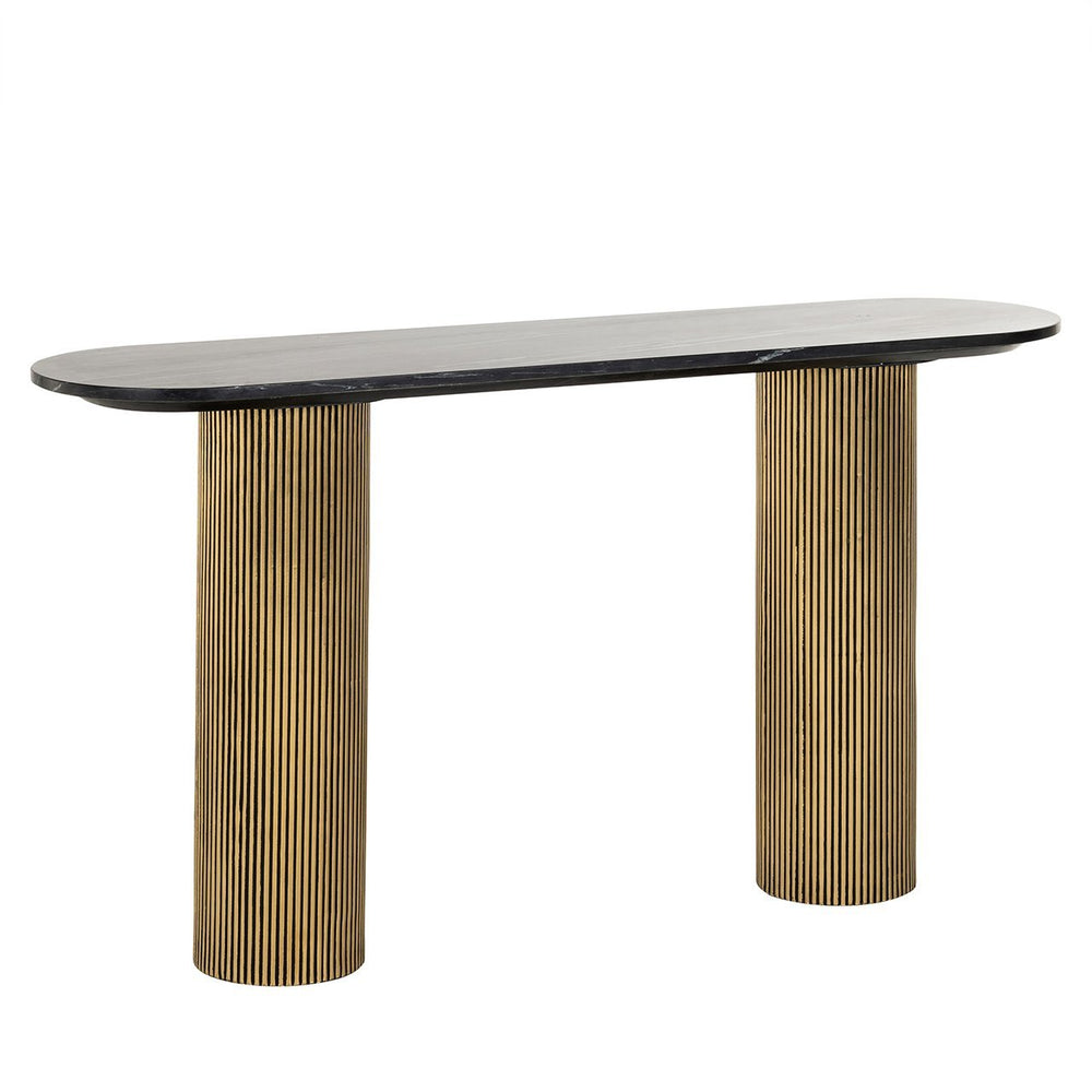 Console Dayton black/gold - Canwell Interiors Limited - Richmond