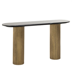 Console Dayton black/gold - Canwell Interiors Limited - Richmond