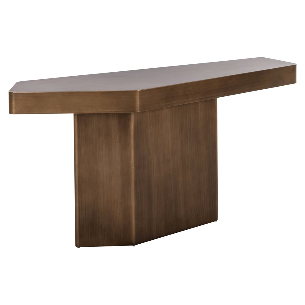 Console Hexa brushed gold - Canwell Interiors Limited - Richmond
