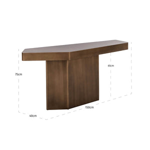 Console Hexa brushed gold - Canwell Interiors Limited - Richmond