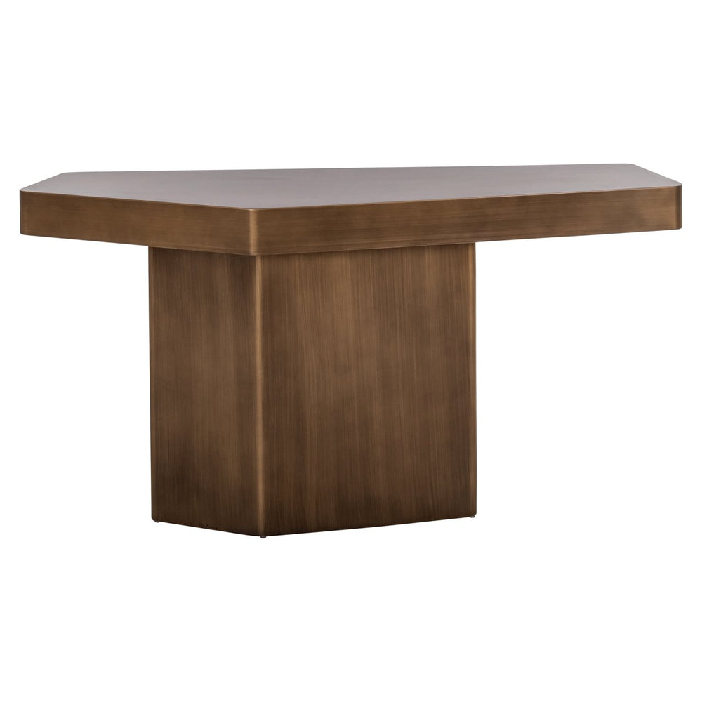 Console Hexa brushed gold - Canwell Interiors Limited - Richmond