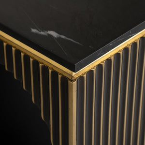 Console Les Arcs brushed gold - Canwell Interiors Limited - Richmond