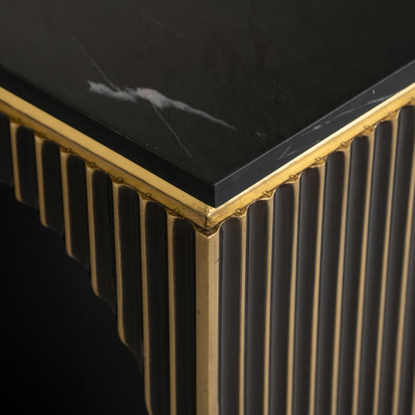 Console Les Arcs brushed gold - Canwell Interiors Limited - Richmond