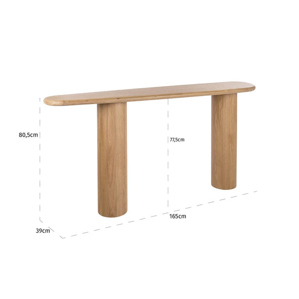 Ex-Display Oakley Console Table - Natural Oak
