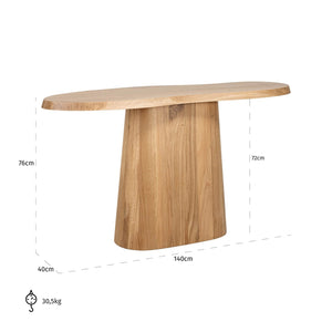 Console Riva Natural Oak - XShowhome Limited - Richmond