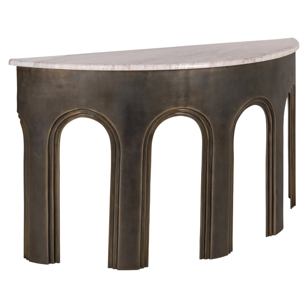 Console Sanchis brass antique - Canwell Interiors Limited - Richmond