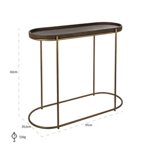 Console Zillon (brown) - Canwell Interiors Limited - Richmond