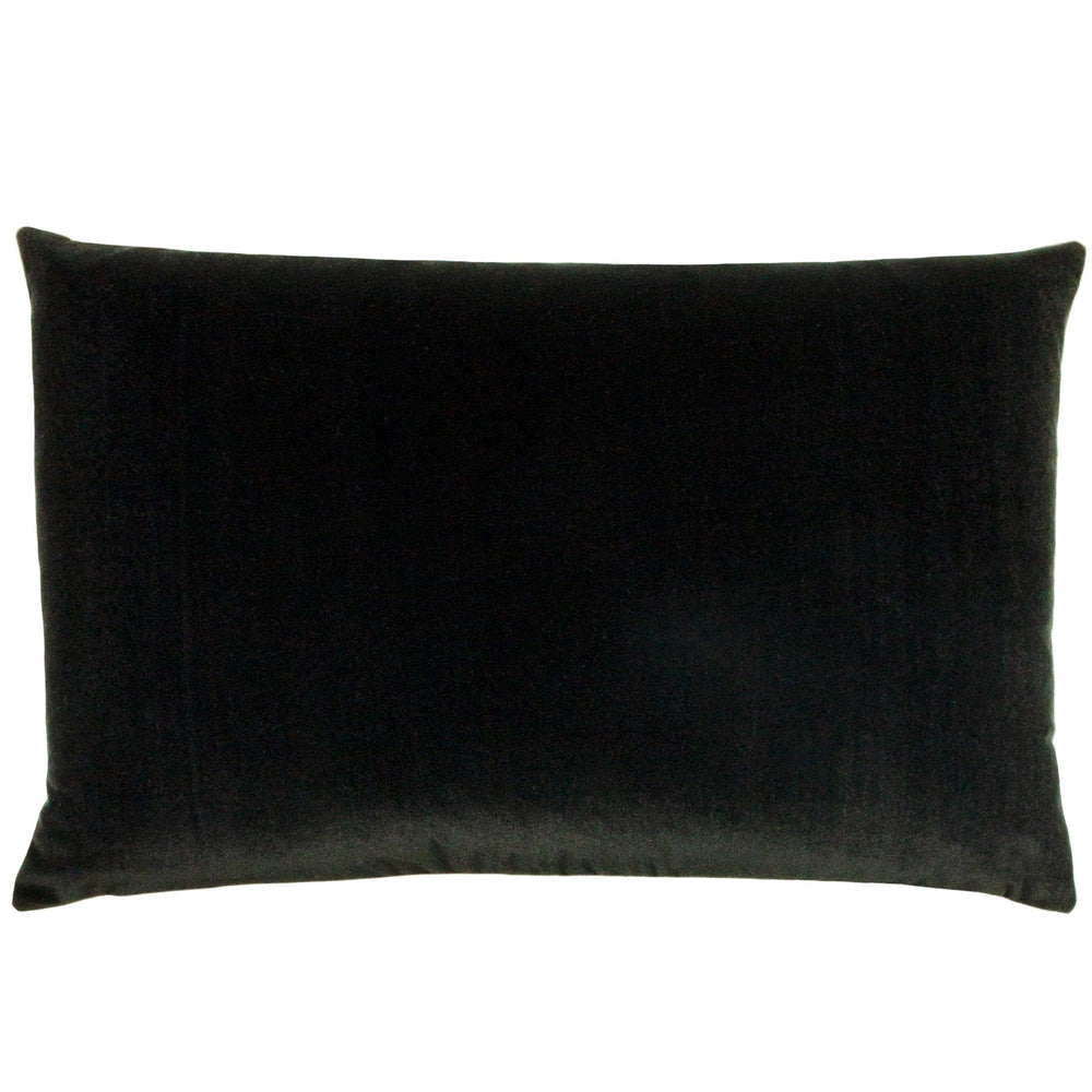 Contra 40x60 Feather Filled Cushion Black - Canwell Interiors Limited - Riva