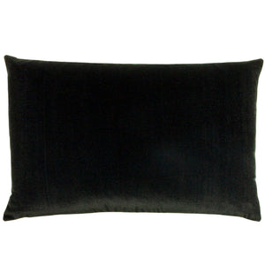 Contra 40x60 Feather Filled Cushion Black - Canwell Interiors Limited - Riva