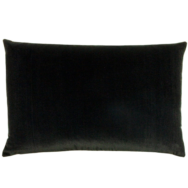 Contra 40x60 Feather Filled Cushion Black - Canwell Interiors Limited - Riva