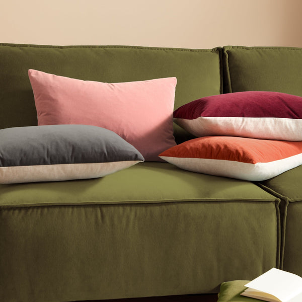 Contra 40x60 Feather Filled Cushion Blush - XShowhome Limited - Riva
