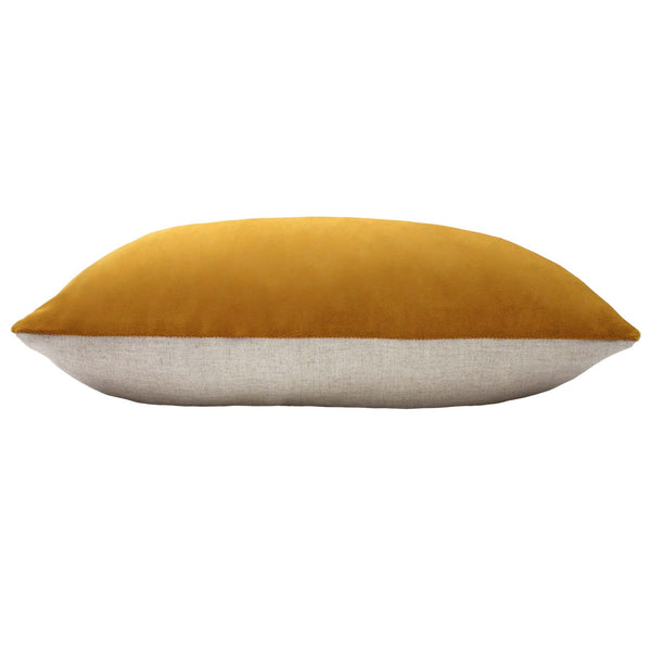 Contra 40x60 Feather Filled Cushion Mustard - XShowhome Limited - Riva