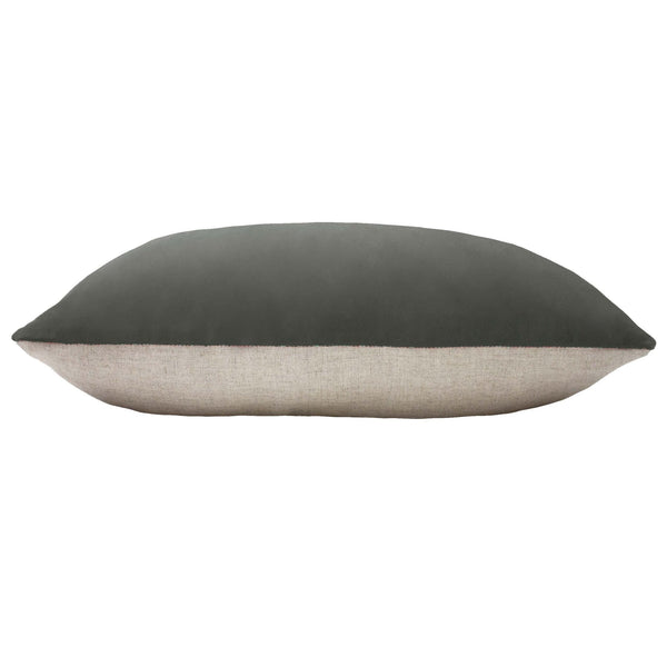 Contra 40x60 Feather Filled Cushion Steel - XShowhome Limited - Riva