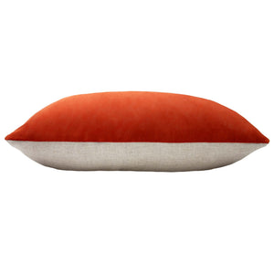 Contra 40x60 Feather Filled Cushion Tangerine - Canwell Interiors Limited - Riva