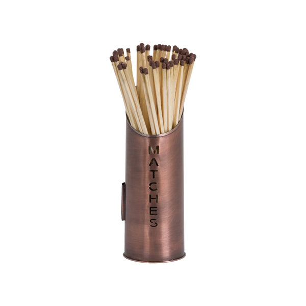 Copper Finish Logs and Kindling Buckets & Matchstick Holder - Canwell Interiors Limited - Hills