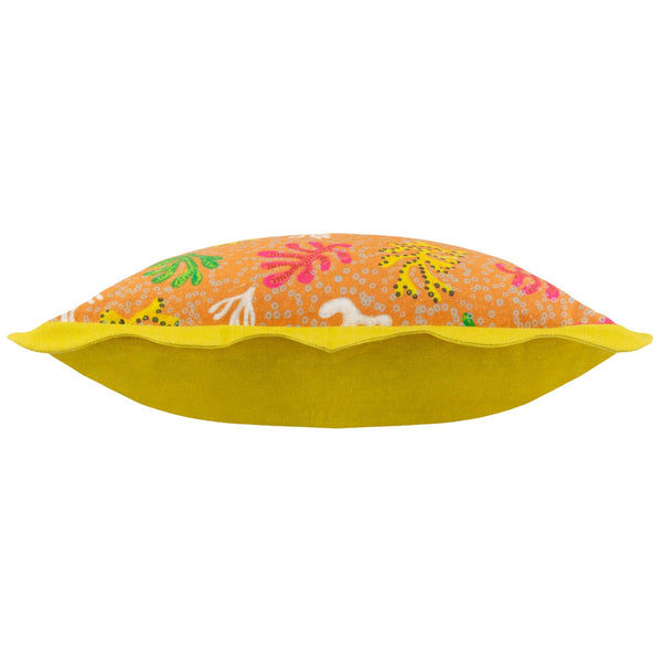 Coral 50x50 Feather Filled Cushion Citronelle - Canwell Interiors Limited - Riva