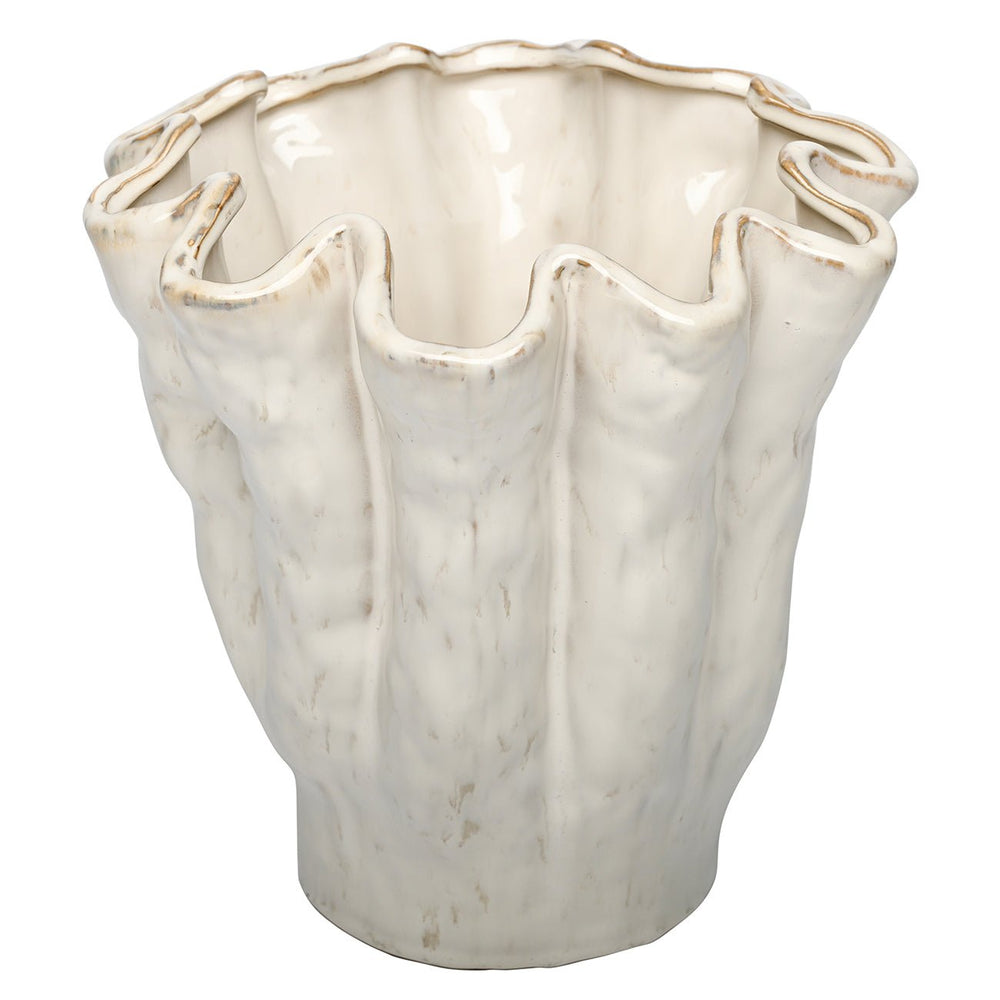 Coralie Glazed Vase Medium - XShowhome Limited - Libra