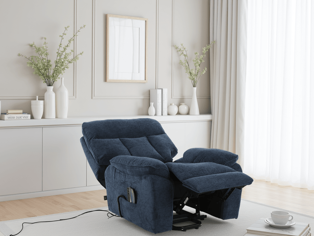 Cornwall Rise and Recline Massage Chair Blue - XShowhome Limited - Xshowhome