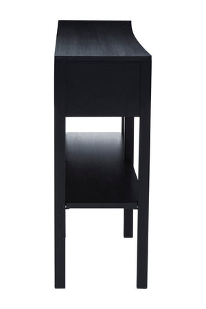 Corso Black Console Table with Rattan Drawers - Canwell Interiors Limited - Xshowhome