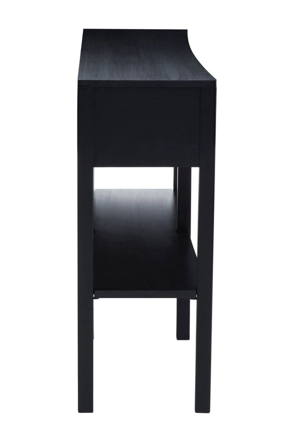 Corso Black Console Table with Rattan Drawers - XShowhome Limited - Xshowhome
