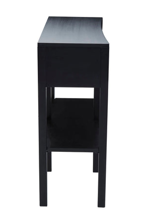 Corso Black Console Table with Rattan Drawers - XShowhome Limited - Xshowhome