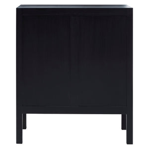 Corso Black Sideboard with Two Rattan Doors - Canwell Interiors Limited - Xshowhome