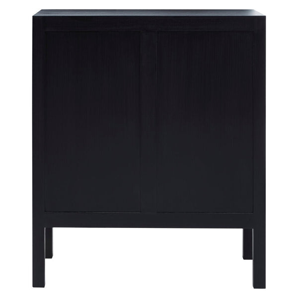 Corso Black Sideboard with Two Rattan Doors - Canwell Interiors Limited - Xshowhome