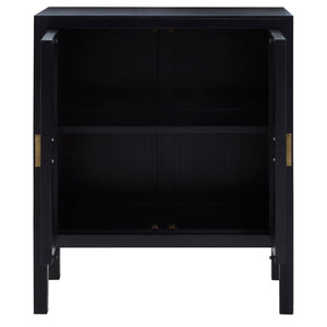 Corso Black Sideboard with Two Rattan Doors - XShowhome Limited - Xshowhome