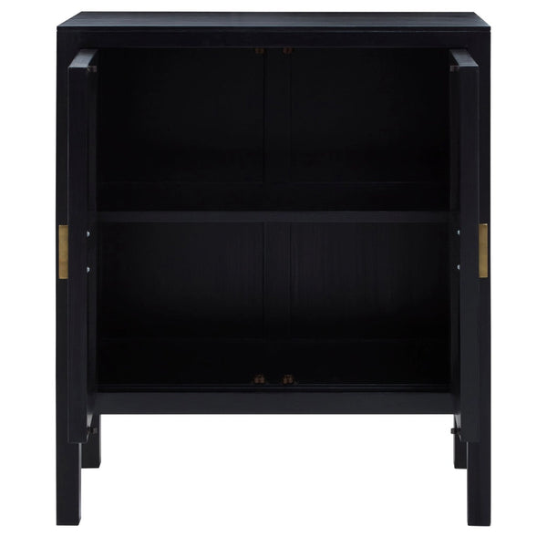 Corso Black Sideboard with Two Rattan Doors - XShowhome Limited - Xshowhome