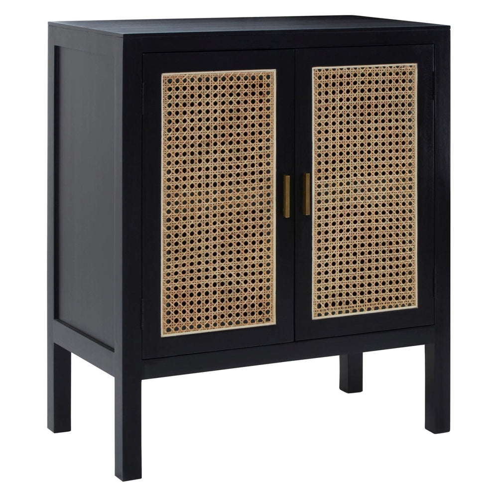 Corso Black Sideboard with Two Rattan Doors - XShowhome Limited - Xshowhome