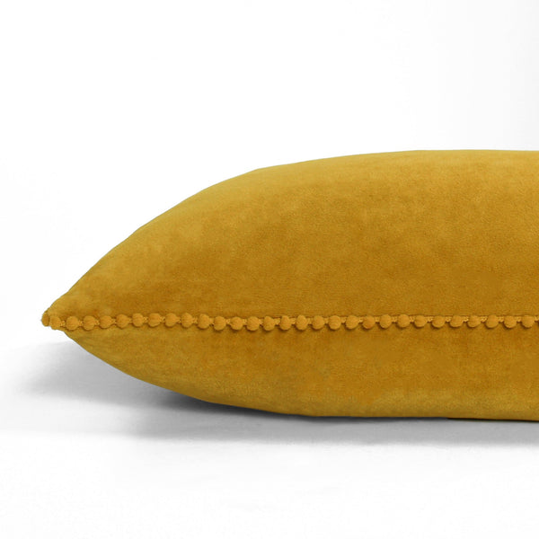 Cosmo 45x45 Feather Filled Cushion Ochre - Canwell Interiors Limited - Riva